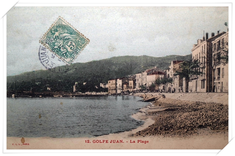 La plage à l'est de GJ qui n'existe plus aujourd'hui