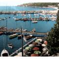 Belle vue sur l'ancien port avec la terrasse du Central