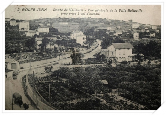 Très belle vue depuis la tour de la villa Belleville