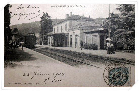 Vue en direction de Cannes