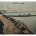 Rare, une vue colorisée prise depuis l'ancien phare. Il n'y a rien, sinon des palmiers, les autres arbres ont disparu