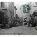 L'avenue de la gare depuis le boulevard des Frères Roustan