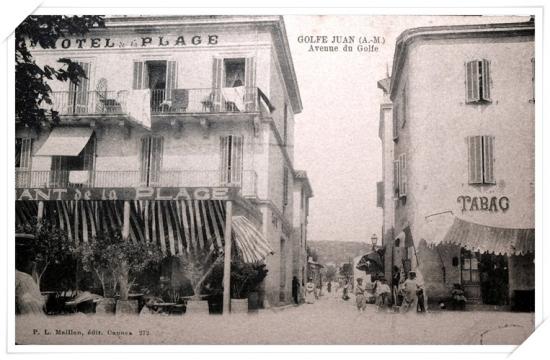 Très belle carte prise encore depuis l'avenue des frères Roustan