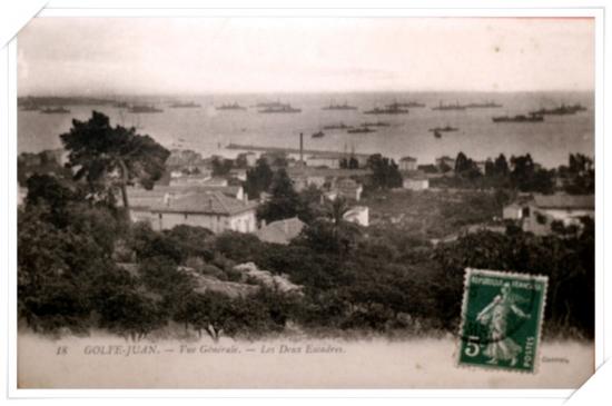 Belle vue sur les Escadres Française et Anglaise