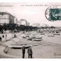 Vue depuis le quai St Pierre sur le port et l'ancien bd maritime