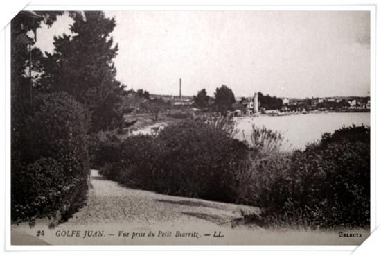 Autre vue plus rare de la plage depuis le petit Biarritz