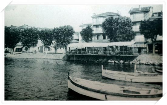 Les pointus avec le Cental Hôtel qui avant s'appelait l'Hôtel Central