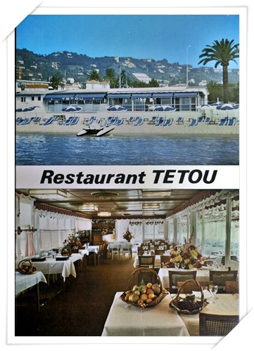 Le célèbre restaurant TETOU ...