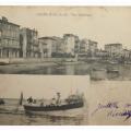 Vue sur le port et les bateaux de l'Escadre française